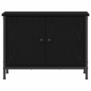 vidaXL Ντουλάπι TV 60x35x45cm Μαύρη Οξυά Επεξεργασμένο Ξύλο