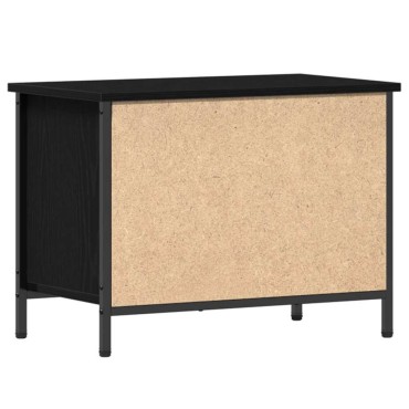 vidaXL Ντουλάπι TV 60x35x45cm Μαύρη Οξυά Επεξεργασμένο Ξύλο