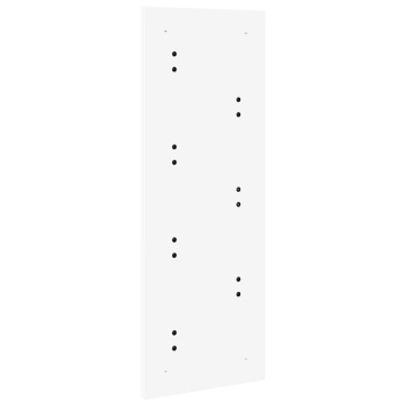 vidaXL Τοίχου Κρεμάστρα Επιτοίχιο Λευκό 30x1,5x80cm