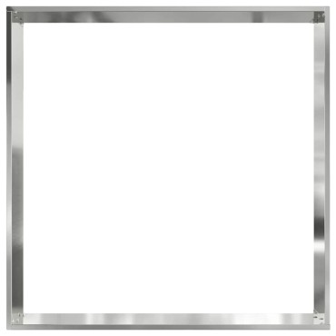 vidaXL Περίγραμμα γκαζόν Ασημί 60 x 60 x 13 εκ Επικαλυμμένος Χάλυβας
