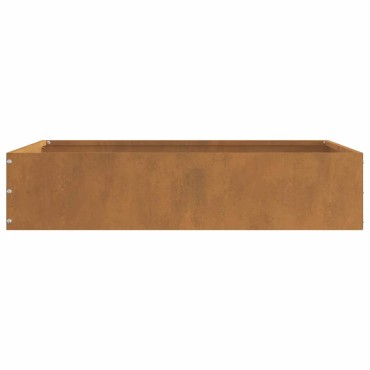 vidaXL Περίγραμμα γκαζόν Σκ rusty 60 x 60 x 13 εκ