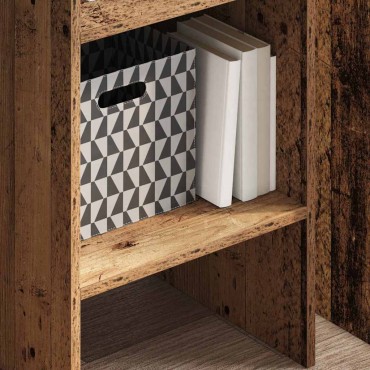 vidaXL Βιβλιοθήκη 5 επιπέδων 40x35x180cm Επεξεργασμένο Ξύλο 1 τεμ.