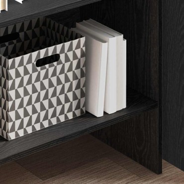 vidaXL Βιβλιοθήκη 5 επιπέδων 60x35x180 εκατοστά Επεξεργασμένο Ξύλο 60x35x180cm 1 τεμ.