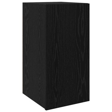 vidaXL Τηλεοπτική Κάβα Τοίχου 30,5x30x60cm Μαύρη Οξυά