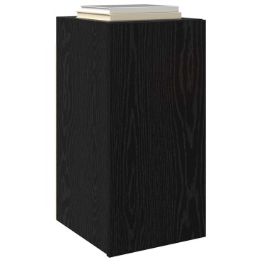 vidaXL Τηλεοπτική Κάβα Τοίχου 30,5x30x60cm Μαύρη Οξυά