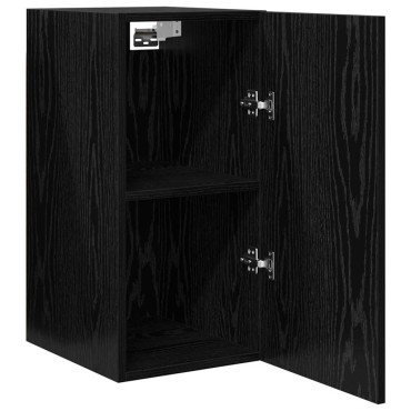 vidaXL Τηλεοπτική Κάβα Τοίχου 30,5x30x60cm Μαύρη Οξυά