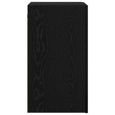 vidaXL Τηλεοπτική Κάβα Τοίχου 30,5x30x60cm Μαύρη Οξυά