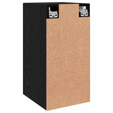vidaXL Τηλεοπτική Κάβα Τοίχου 30,5x30x60cm Μαύρη Οξυά