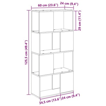 vidaXL Σετ επίπλου τηλεόρασης 60x24x125,5cm Καφέ