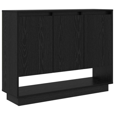 vidaXL Πλαϊνό γραφείο Μαύρη Οξυά 97x29x75cm Επεξεργασμένο Ξύλο 1 τεμ.