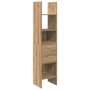 vidaXL Βιβλιοθήκη 2 επιπέδων 40x35x180cm Επεξεργασμένο Ξύλο 1 τεμ.