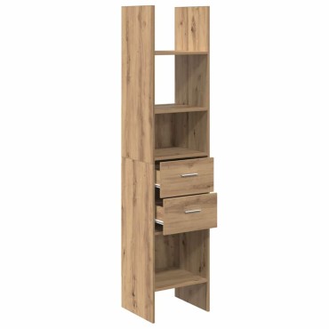 vidaXL Βιβλιοθήκη 2 επιπέδων 40x35x180cm Επεξεργασμένο Ξύλο 1 τεμ.