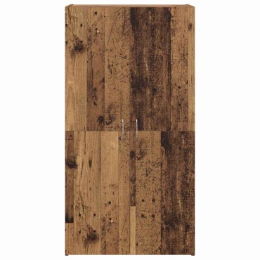 vidaXL Γραφείο Ντουλάπι Παλαιωμένο ξύλο 60x32x115cm