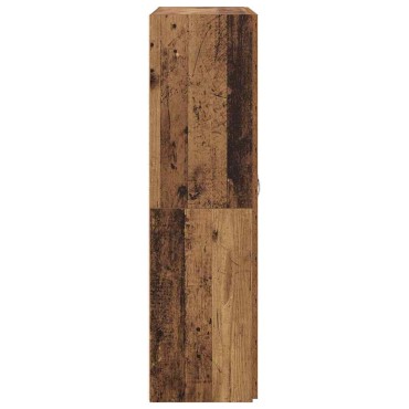 vidaXL Γραφείο Ντουλάπι Παλαιωμένο ξύλο 60x32x115cm