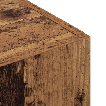 vidaXL Γραφείο Ντουλάπι Παλαιωμένο ξύλο 60x32x115cm