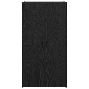 vidaXL Γραφείο Ντουλάπι Μαύρη Δρυς 60x32x115cm Επεξεργασμένο Ξύλο