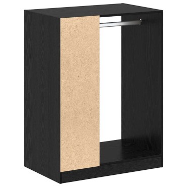 vidaXL Ντουλάπι Μαύρη Δρυς 77 x 48 x 102 cm Επεξεργασμένο Ξύλο
