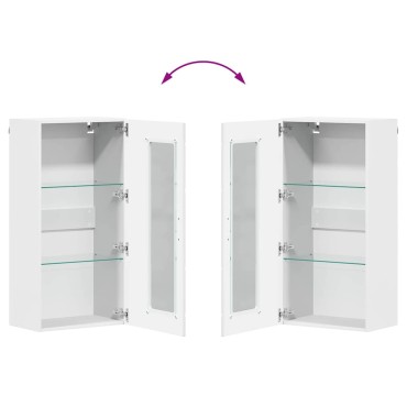 vidaXL Ξύλινο Ντουλάπι Λευκό 50x29x100cm Επεξεργασμένο ξύλο