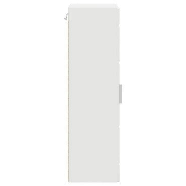 vidaXL Ξύλινο Ντουλάπι Λευκό 50x29x100cm Επεξεργασμένο ξύλο