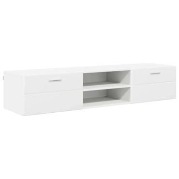 vidaXL Ξύλινο Ντουλάπι 150x39x30cm Λευκό Επεξεργασμένο Ξύλο
