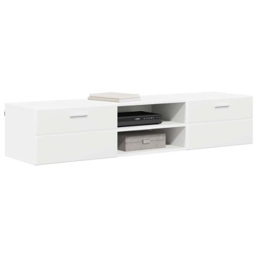 vidaXL Ξύλινο Ντουλάπι 150x39x30cm Λευκό Επεξεργασμένο Ξύλο