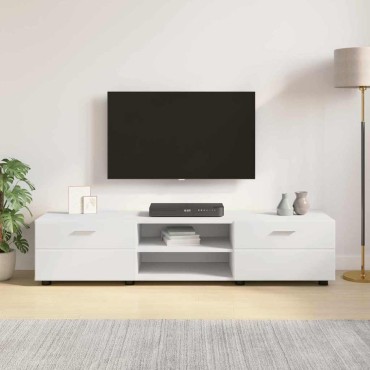 vidaXL Ξύλινο Ντουλάπι 150x39x30cm Λευκό Επεξεργασμένο Ξύλο