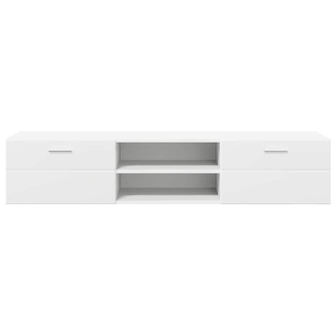 vidaXL Ξύλινο Ντουλάπι 150x39x30cm Λευκό Επεξεργασμένο Ξύλο