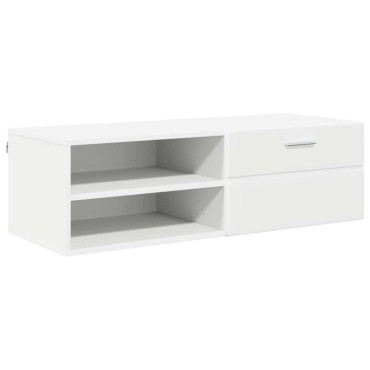 vidaXL Ξύλινο Ντουλάπι 100,5x39x30cm Λευκό Επεξεργασμένο Ξύλο