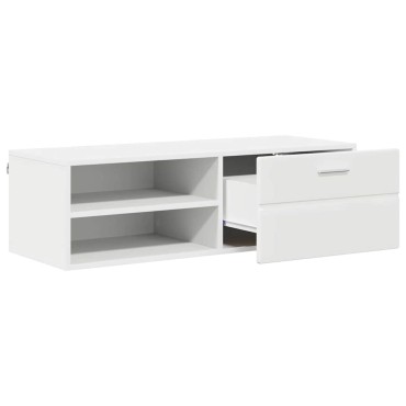 vidaXL Ξύλινο Ντουλάπι 100,5x39x30cm Λευκό Επεξεργασμένο Ξύλο