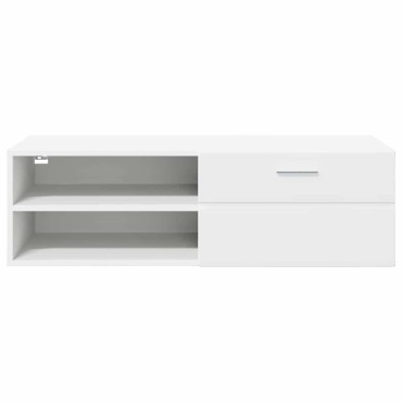 vidaXL Ξύλινο Ντουλάπι 100,5x39x30cm Λευκό Επεξεργασμένο Ξύλο