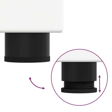 vidaXL Σετ Ντουλαπιών Μπάνιου TULUM Λευκό 60x34x63 εκ