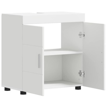 vidaXL Σετ Ντουλαπιών Μπάνιου TULUM Λευκό 60x34x63 εκ