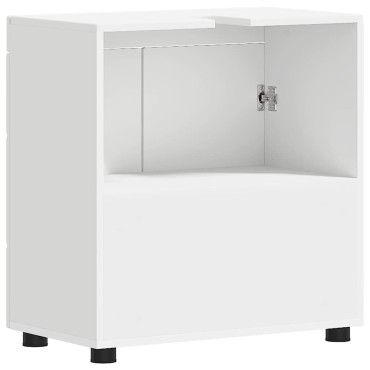 vidaXL Σετ Ντουλαπιών Μπάνιου TULUM Λευκό 60x34x63 εκ