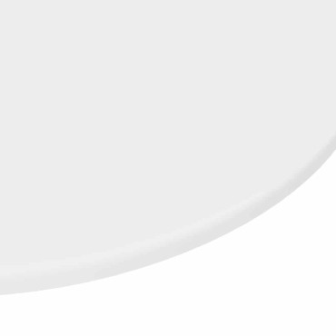 vidaXL Καπάκι τραπεζιού 60x1,5cm Γύρος Επεξεργασμένο Ξύλο Λευκό