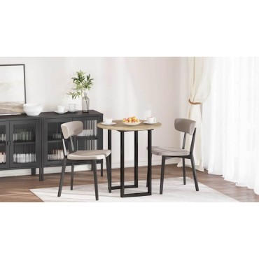 vidaXL Καπάκι τραπεζιού 70x1,5cm Γύρος Επεξεργασμένο Ξύλο