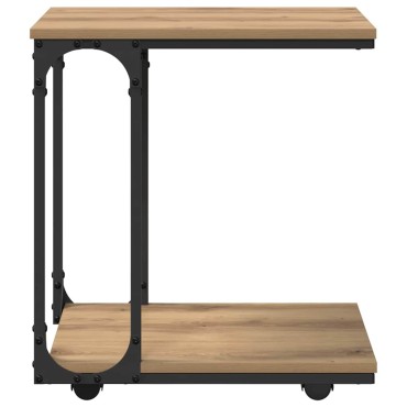 vidaXL Τραπεζάκι Πλευράς Artisan Oak 50x35x55.5cm 1 τεμ.