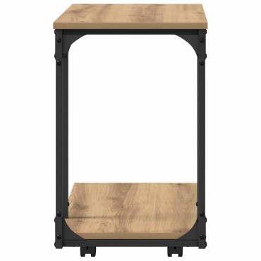 vidaXL Τραπεζάκι Πλευράς Artisan Oak 50x35x55.5cm 1 τεμ.