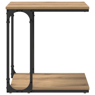 vidaXL Τραπεζάκι Πλευράς Artisan Oak 50x35x52cm 1 τεμ.