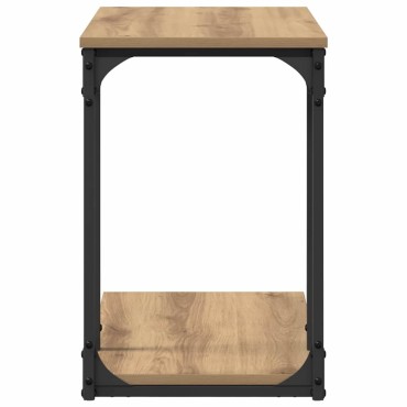vidaXL Τραπεζάκι Πλευράς Artisan Oak 50x35x52cm 1 τεμ.