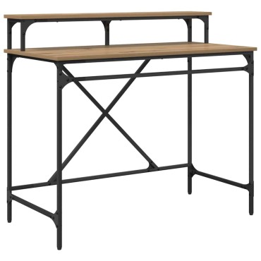 vidaXL Γραφείο Artisan Oak 100x50x90cm Επεξεργασμένο Ξύλο 1 τεμ.