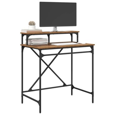 vidaXL Γραφείο Παλιό Ξύλο 80x50x90cm Επεξεργασμένο Ξύλο 1 τεμ.