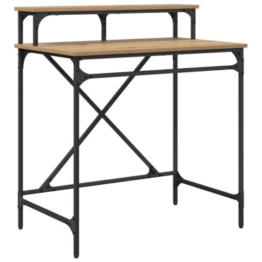 vidaXL Γραφείο Artisan Oak Επεξεργασμένο Ξύλο 80x50x90cm 1 τεμ.