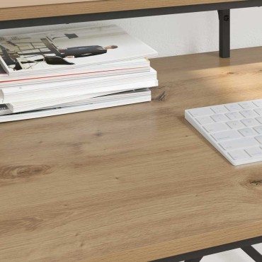 vidaXL Γραφείο Artisan Oak 80x50x90cm Επεξεργασμένο Ξύλο 1 τεμ.