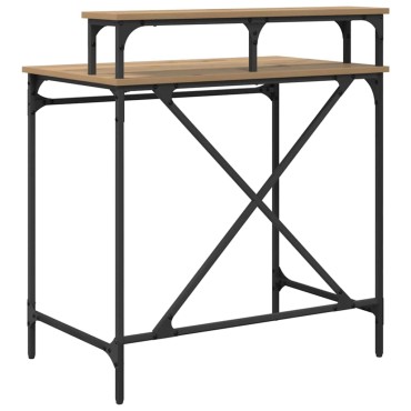 vidaXL Γραφείο Artisan Oak 80x50x90cm Επεξεργασμένο Ξύλο 1 τεμ.