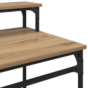vidaXL Γραφείο Artisan Oak 80x50x90cm Επεξεργασμένο Ξύλο 1 τεμ.