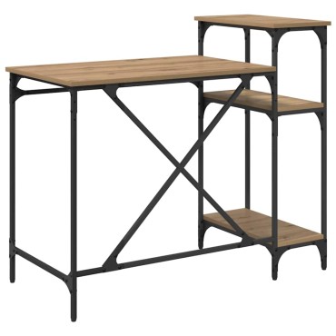 vidaXL Γραφείο Artisan Oak Επεξεργασμένο Ξύλο 105x50x90cm 1 τεμ.