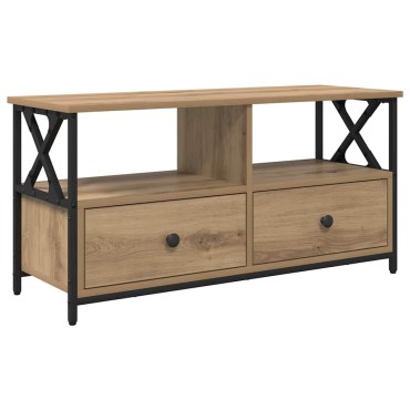 vidaXL Ντουλάπι TV 90x33x45cm Artisan Oak