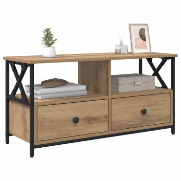 vidaXL Ντουλάπι TV 90x33x45cm Artisan Oak