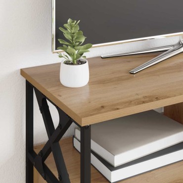 vidaXL Ντουλάπι TV 90x33x45cm Artisan Oak