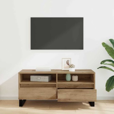vidaXL Ντουλάπι TV 100x34,5x44,5cm Artisan Oak